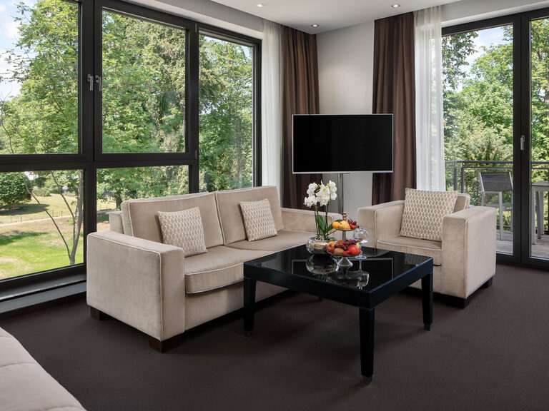 Elegante Juniorsuite mit moderner Inneneinrichtung